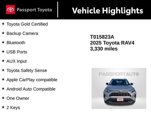Certified 2025 Toyota RAV4 LE AWD/4WD image 15