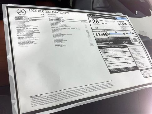 Used 2026 Mercedes-Benz GLC 300 4MATIC image 13