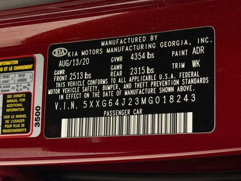 Used 2021 Kia K5 GT-Line w/ GT-Line FWD Premium Package image 22