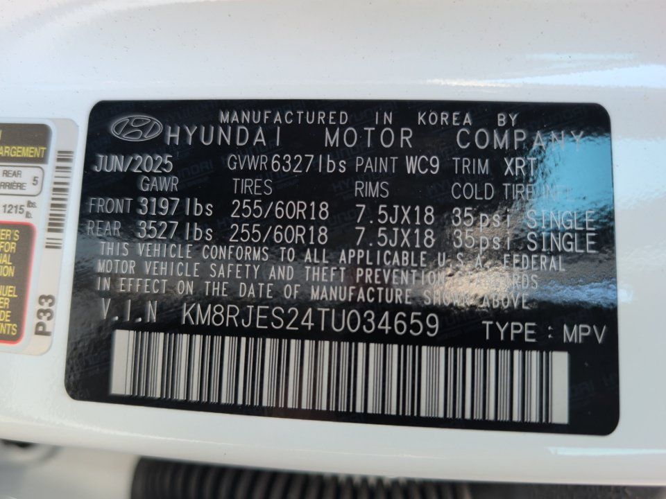 Certified 2026 Hyundai Palisade XRT Pro AWD/4WD image 35