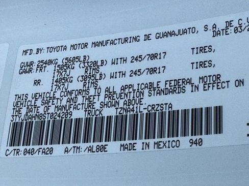 Used 2025 Toyota Tacoma SR RWD image 22