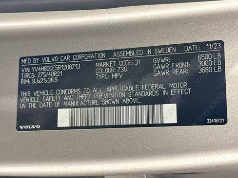 Used 2024 Volvo XC90 T8 Plus w/ Protection Package Premier AWD/4WD image 25