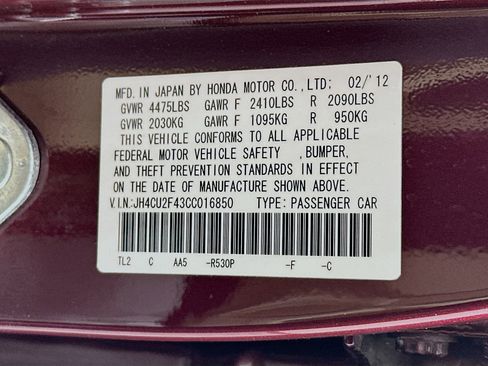 Used 2012 Acura TSX Sedan image 12