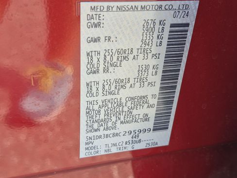 Certified 2024 Nissan Pathfinder SV AWD/4WD image 34