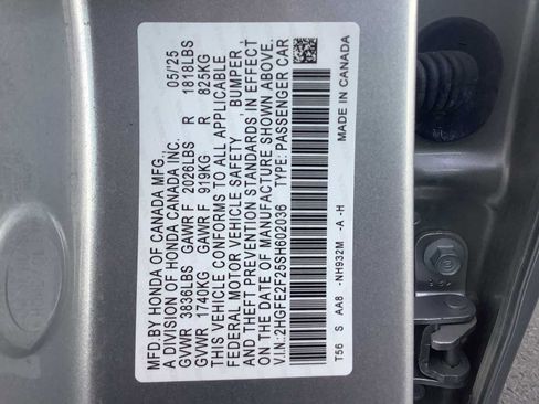 Used 2025 Honda Civic LX image 21