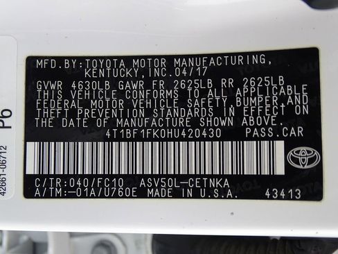 Used 2017 Toyota Camry LE image 36