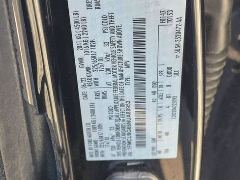 Used 2022 Ford Escape SE w/ Convenience Package AWD/4WD image 33