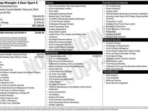 Used 2025 Jeep Wrangler Sport S image 4