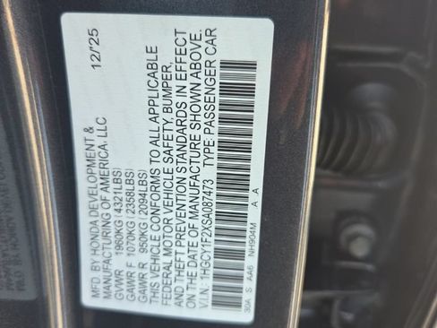 Used 2025 Honda Accord LX image 3