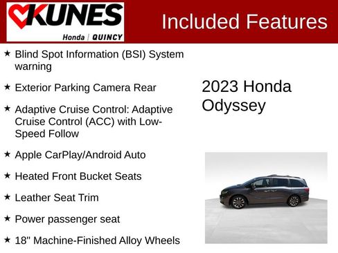 Used 2023 Honda Odyssey EX-L image 3