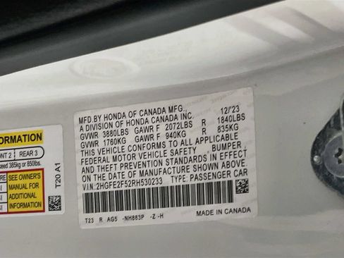 Used 2024 Honda Civic Sport image 28