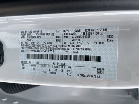 Used 2022 Ford F150 King Ranch w/ Equipment Group 601A High image 48