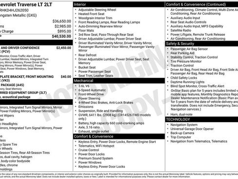 Used 2017 Chevrolet Traverse LT FWD image 3