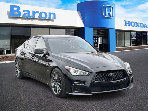 Used 2018 INFINITI Q50 Red Sport 400 w/ Cargo Package (L95) image 1