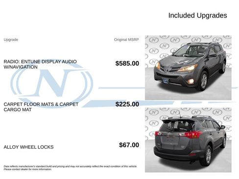 Used 2014 Toyota RAV4 XLE AWD/4WD image 3