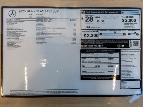 Certified 2025 Mercedes-Benz GLA 250 4MATIC image 37