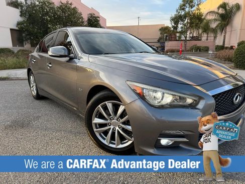 Used 2017 INFINITI Q50 3.0t Premium w/ 3.0T Premium Plus Package RWD image 1