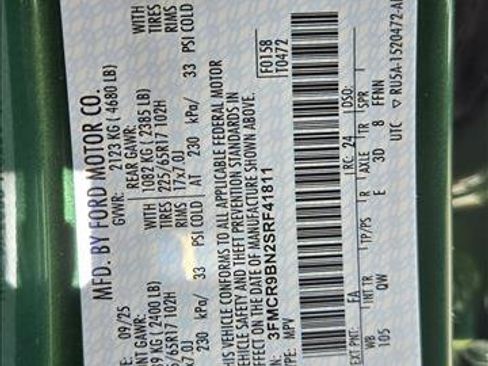 New 2025 Ford Bronco Sport Big Bend image 17