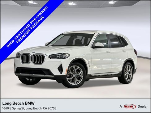 Certified 2023 BMW X3 sDrive30i w/ Premium Package RWD image 1