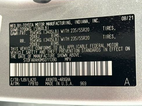 Used 2021 Toyota Highlander Platinum FWD image 24