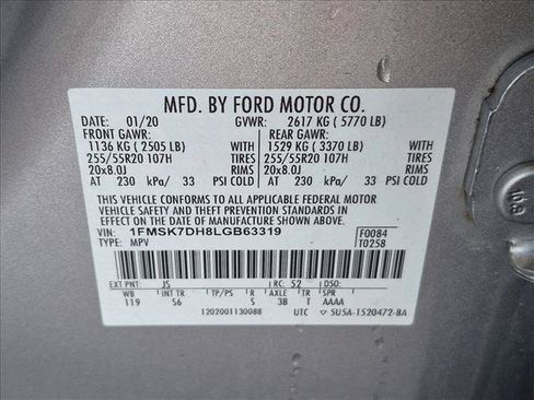 Used 2020 Ford Explorer XLT w/ Equipment Group 202A RWD image 15