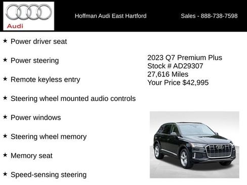 Used 2023 Audi Q7 2.0T Premium Plus w/ Premium Plus Package AWD/4WD image 18