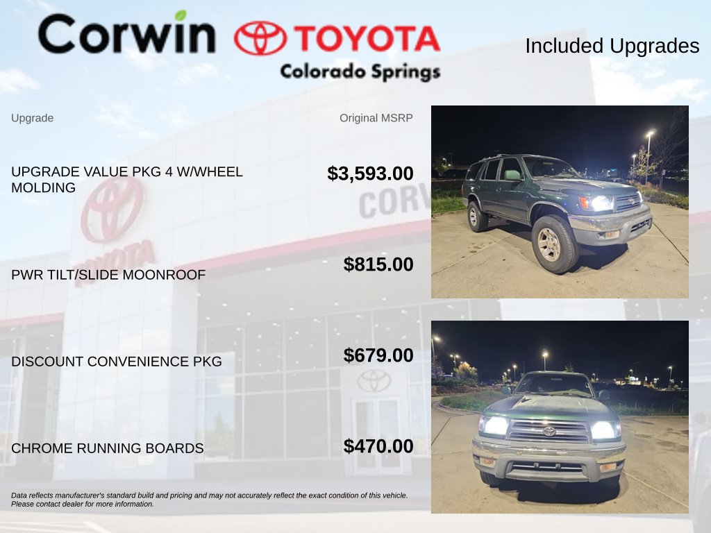 Used 2000 Toyota 4Runner SR5 AWD/4WD image 7