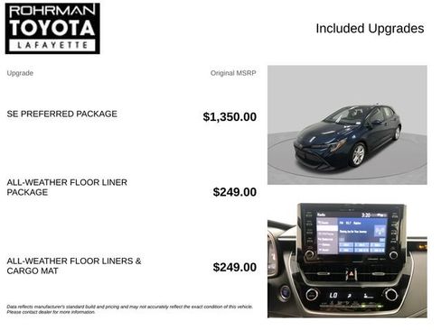 Used 2020 Toyota Corolla SE w/ SE Preferred Package FWD image 4