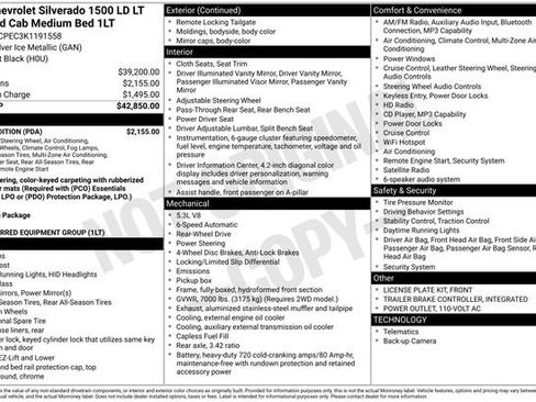 Used 2019 Chevrolet Silverado 1500 LT w/ Texas Edition image 4