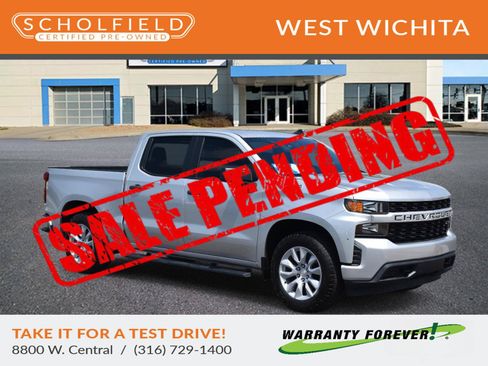 Used 2021 Chevrolet Silverado 1500 Custom w/ Safety Confidence Package RWD image 1