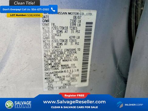 Used 2008 Nissan Armada SE RWD image 17