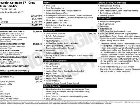 Certified 2023 Chevrolet Colorado Z71 w/ Z71 Convenience Package 2 AWD/4WD image 24