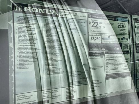 New 2026 Honda Odyssey Elite image 36