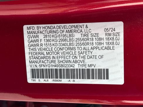 Certified 2025 Honda Pilot EX-L image 29