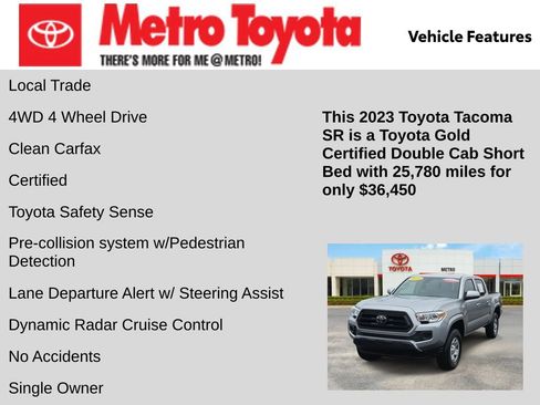 Certified 2023 Toyota Tacoma SR image 6