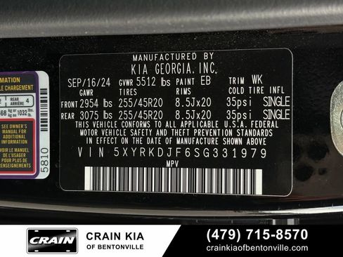Certified 2025 Kia Sorento SX Prestige AWD/4WD image 37