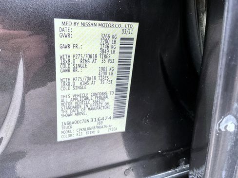 Used 2011 Nissan Titan PRO-4X w/ Pro-4x Premium Utility Pkg image 26