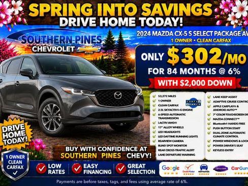 Used 2024 MAZDA CX-5 AWD 2.5 S w/ Select Package image 5