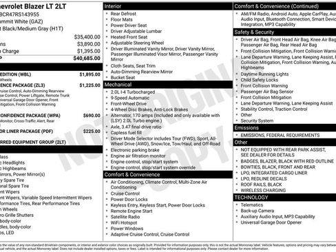 Used 2024 Chevrolet Blazer LT w/ Redline Edition image 11