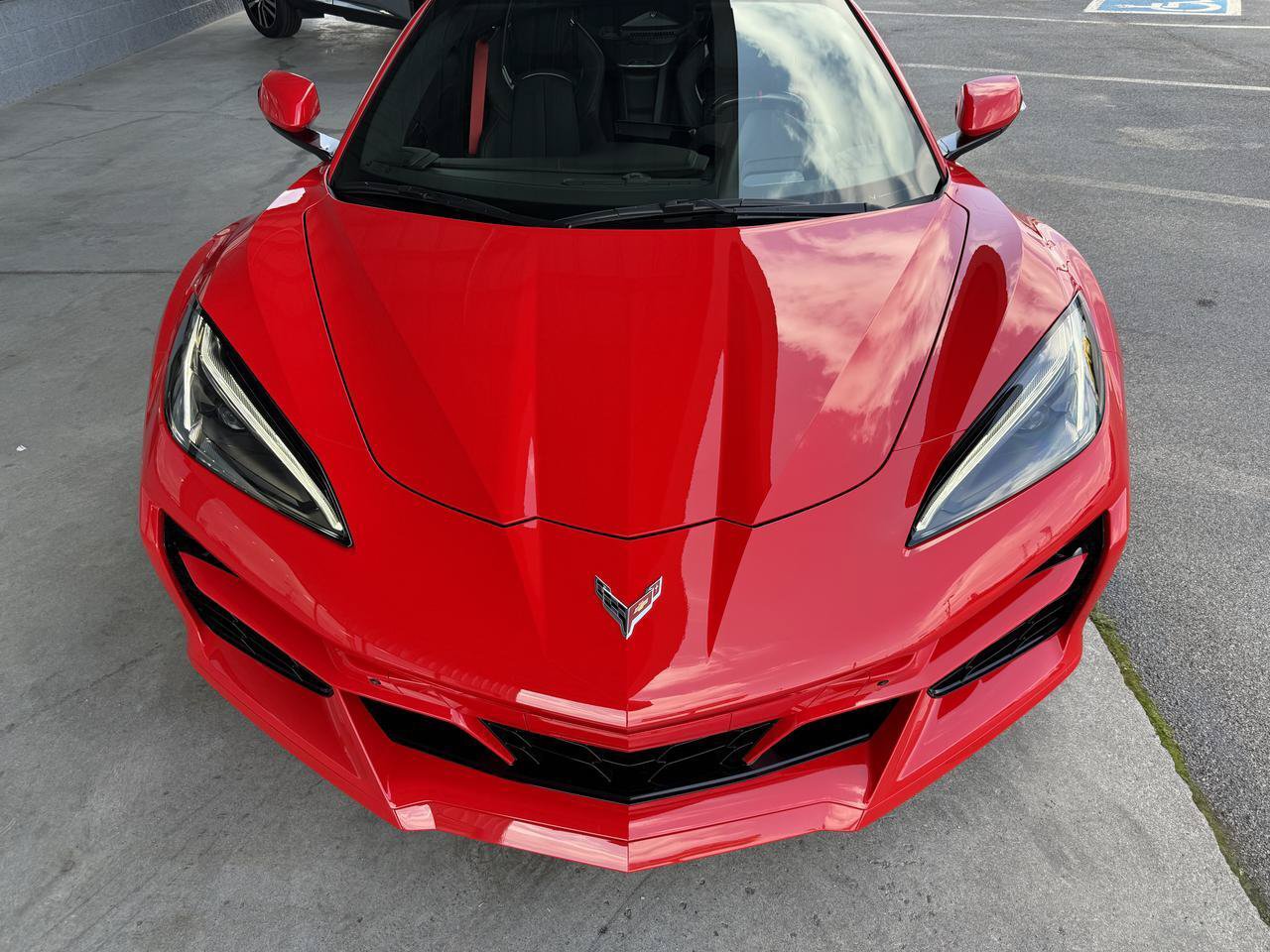 Used 2024 Chevrolet Corvette Z06 Coupe w/ 3LZ w/ Stealth Interior Trim Package RWD image 2