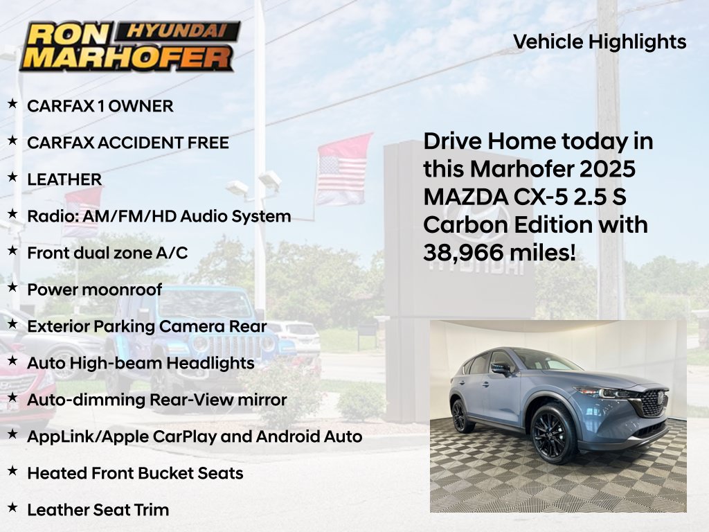 Used 2025 MAZDA CX-5 Carbon Edition AWD/4WD image 14