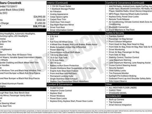 New 2026 Subaru Crosstrek 2.5i image 38