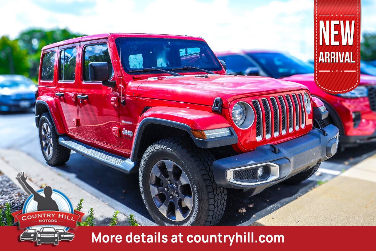Used 2018 Jeep Wrangler Unlimited Sahara AWD/4WD image 1