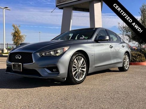 Certified 2019 INFINITI Q50 Luxe w/ Essential Package (3.0T Luxe) image 1