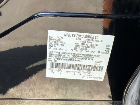 Certified 2024 Ford Edge Titanium AWD/4WD image 25