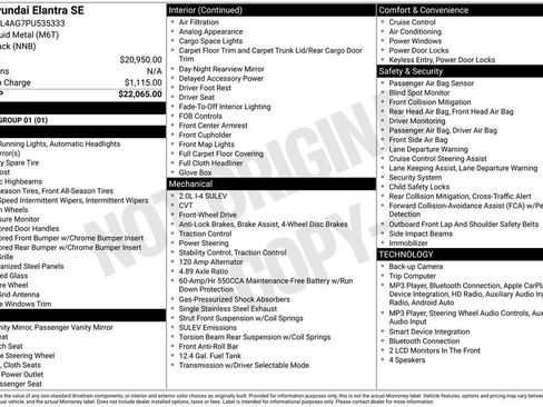 Used 2023 Hyundai Elantra SE FWD image 7