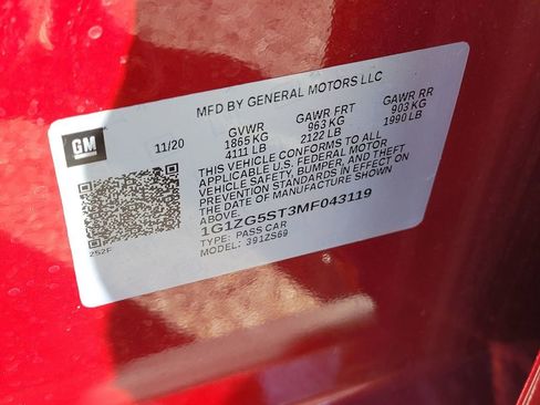 Used 2021 Chevrolet Malibu RS image 32