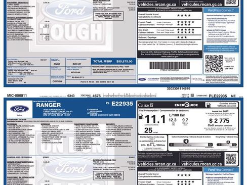 Used 2023 Ford Ranger Lariat w/ Equipment Group 501A High AWD/4WD image 1