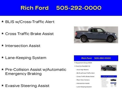 Used 2025 Ford Maverick XLT w/ Equipment Group 302A AWD/4WD image 69