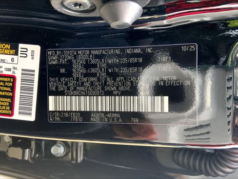 Certified 2026 Toyota Highlander XLE AWD/4WD image 34